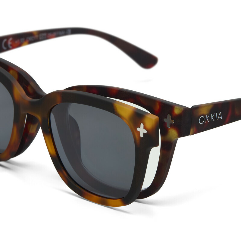 OKKIA Sun Reading Giovanni Reading + MagMask   Classic Havana BB-OK017CH-1.00
