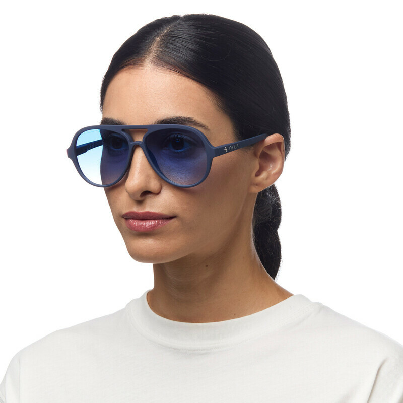 OKKIA Sun Alessio   Midnight (blue lenses) OK021MN-BL