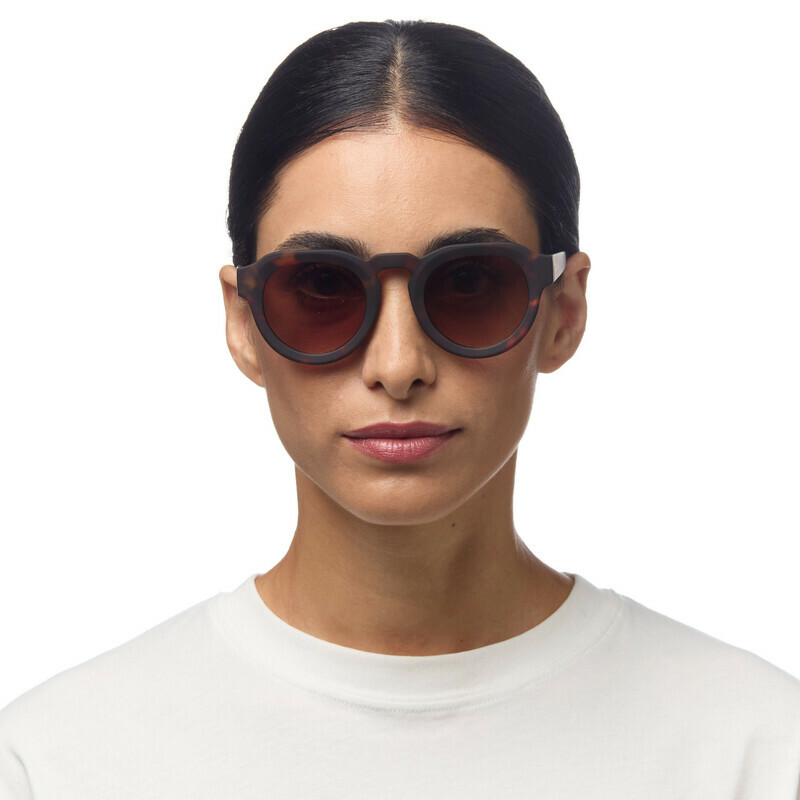 OKKIA Sonnenbrille Zeno Round Klassisches Havanna OK032-CH