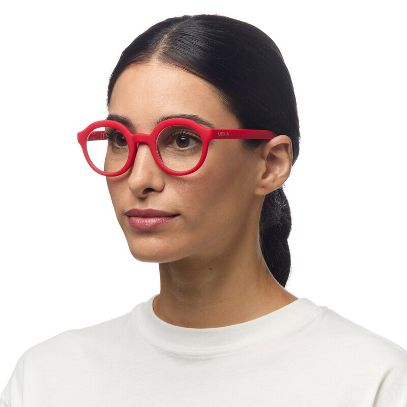 OKKIA Lettura Lauro lettura Round Rosso OK041RD-1.00
