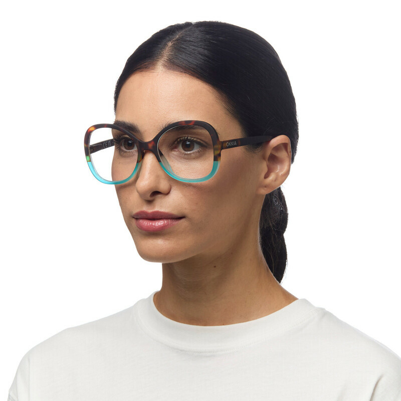 OKKIA Reading Verona reading   Havana and blue OK049HB-1.00