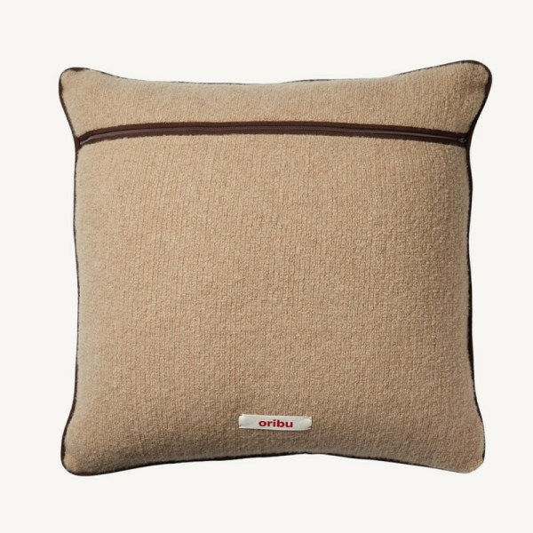 Coussin en soie et cachemire grand