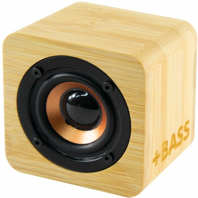 +Bass - Cassa Bluetooth 4.0 in Bamboo